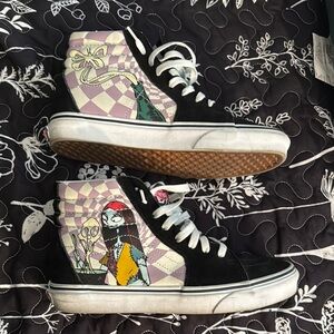 Vans Sally’s Women's Black and White High-Top Sneakers